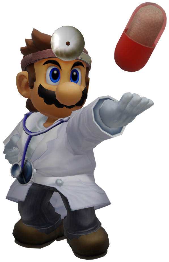 How Dr. Mario looks in Beyond Melee