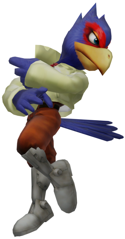 How Falco looks in Beyond Melee