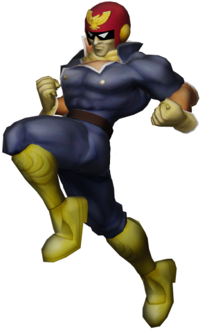 How Captain Falcon looks in Beyond Melee
