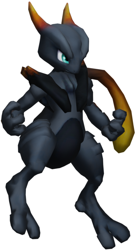 How Shadow Mewtwo looks in Beyond Melee