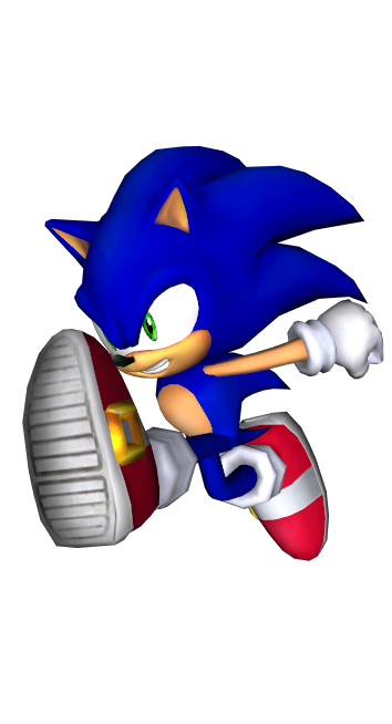 How Sonic looks in Beyond Melee